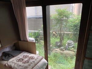 滋賀県の訳あり物件の庭