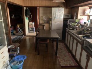 福岡県事故物件のダイニングキッチン