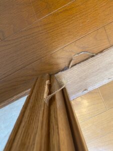 愛知県事故物件の補修した柱