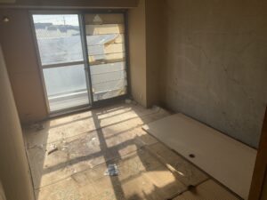 きれいになった京都府訳あり物件・ゴミ屋敷の寝室