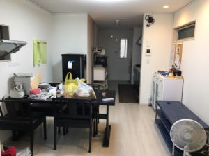 奈良県の事故物件のダイニング