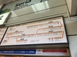 愛知県の路線図