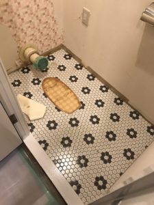 水回り工事の様子　－和歌山県ー